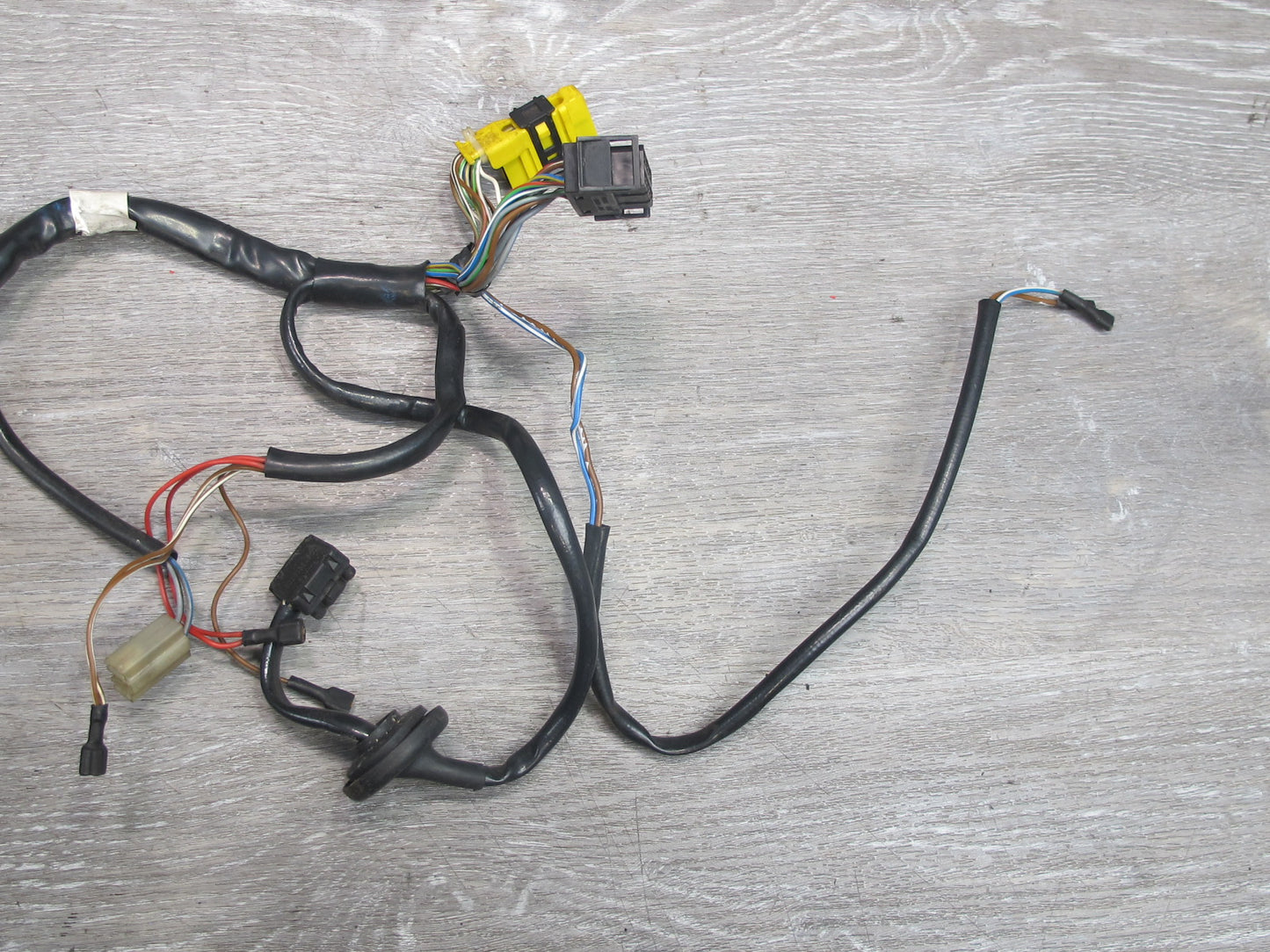 1989-1990 Porsche 928 S4 Right Passenger Side Door Wire Wiring Harness