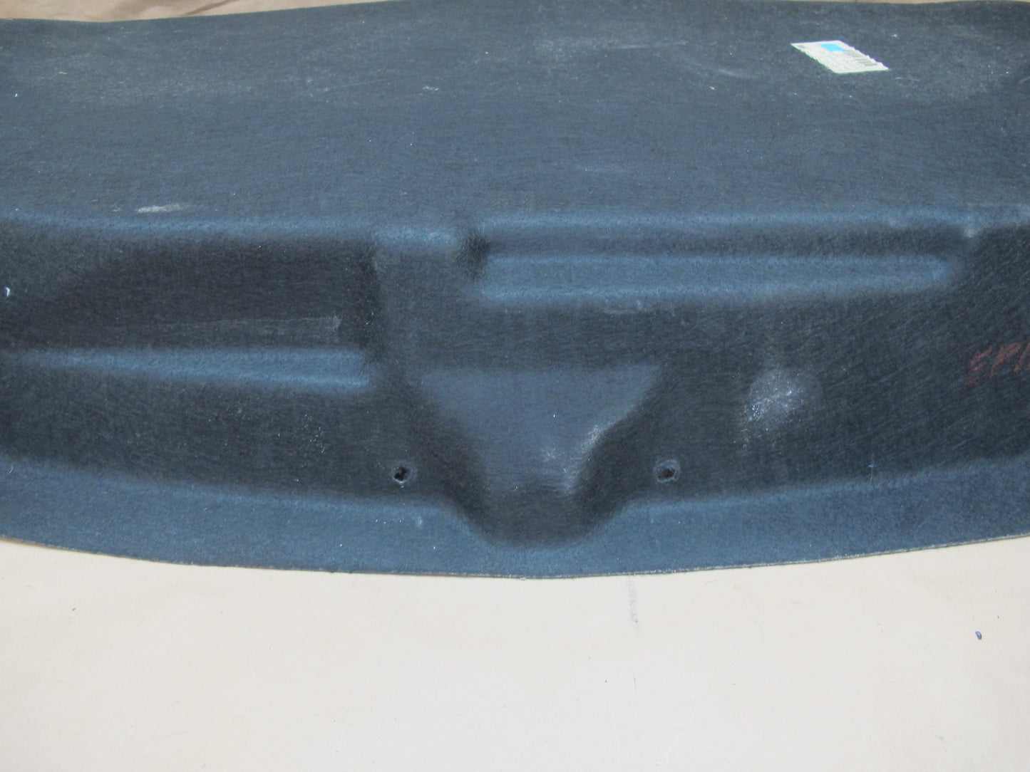 2002-2005 Porsche 911 996 Convertible Rear Roof Trunk Carpet Liner Trim Panel