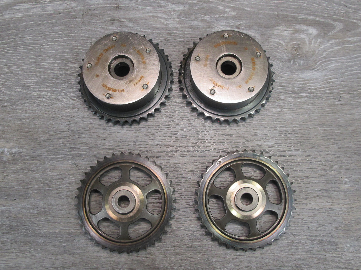 2003-2006 Porsche Cayenne 955 4.5T Camshaft Gear Adjuster Sprocket Set of 4