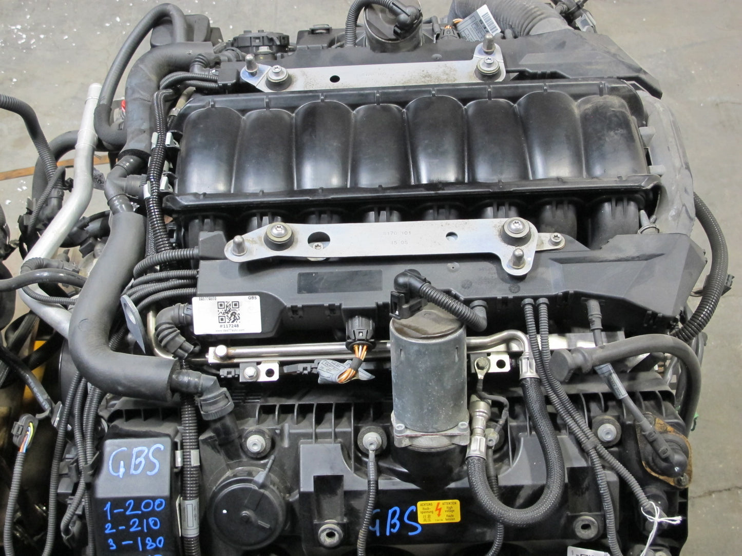 2006 BMW E60 E63 E64 650i 550i 4.8L N62N Complete Engine Motor Only 60k Miles