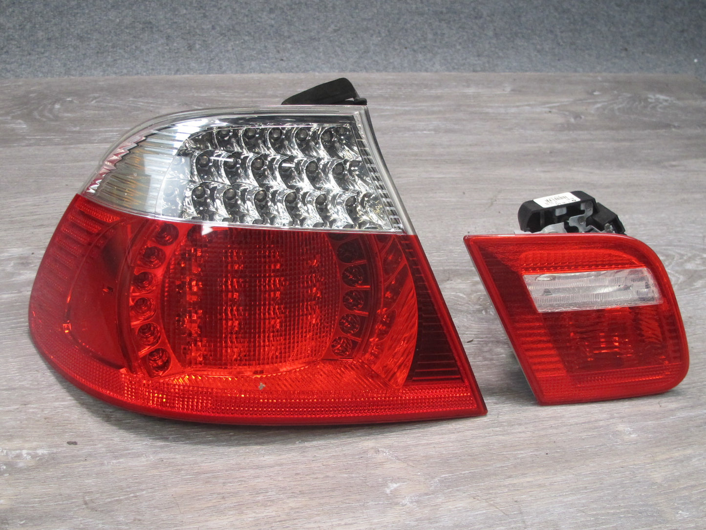 04-06 BMW E46 Convertible LED Rear Left Right Inner Outer Tail Light Set OEM