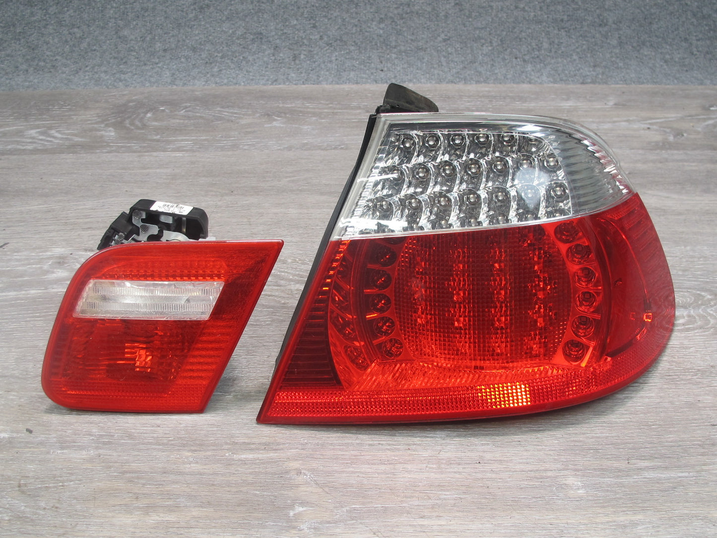 04-06 BMW E46 Convertible LED Rear Left Right Inner Outer Tail Light Set OEM