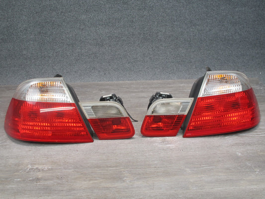 01-03 BMW E46 3-SERIES Convertible Rear Left & Right Tail Light Lamp Set OEM