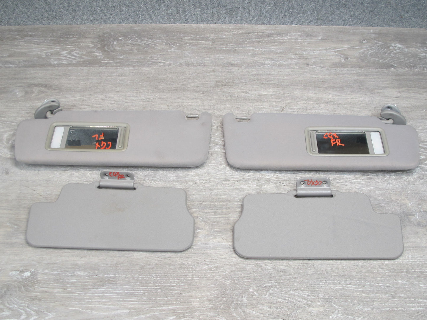 2003-2009 Lexus UZJ120L GX470 Front Left & Right Sun Visor Set of 4