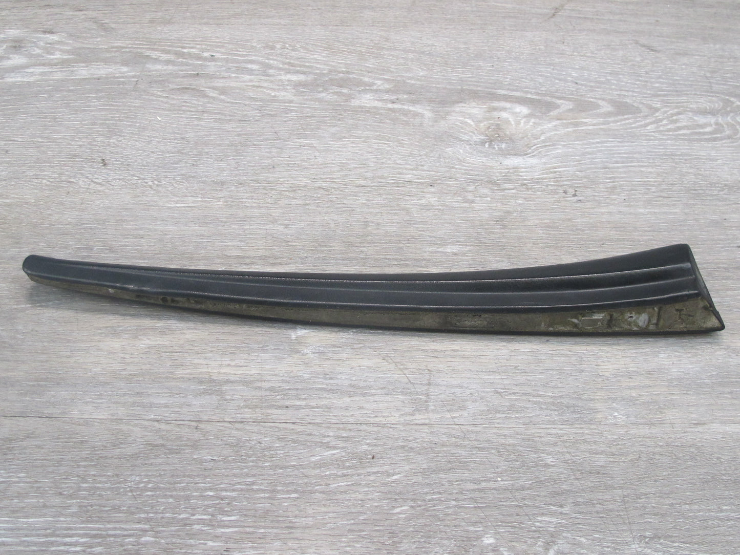 86-91 Mercedes W126 Front Left Door Window Surround Trim Panel Set OEM