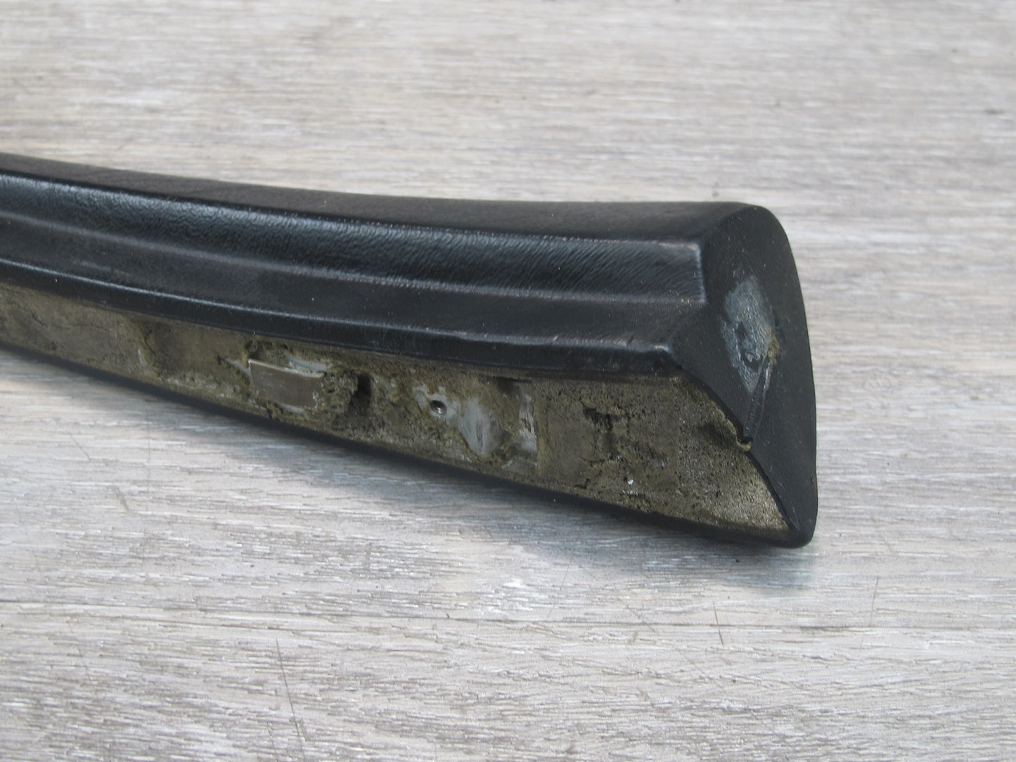 86-91 Mercedes W126 Front Left Door Window Surround Trim Panel Set OEM