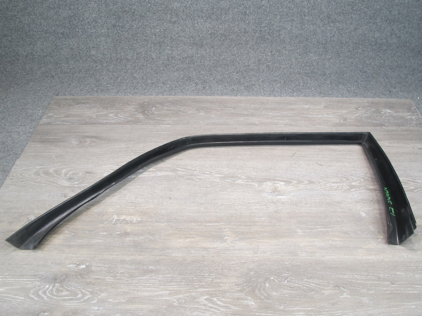 86-91 Mercedes W126 Front Left Door Window Surround Trim Panel Set OEM