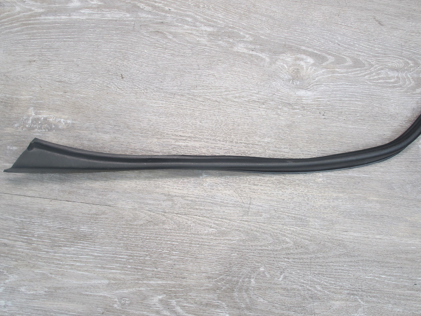 86-91 Mercedes W126 Front Left Door Window Surround Trim Panel Set OEM