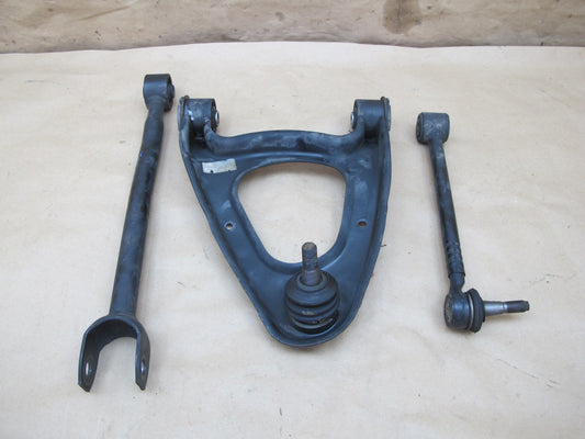 95-97 Lexus UCF20L LS400 Set of 3 Rear Left Upper & Lower Control Arm OEM