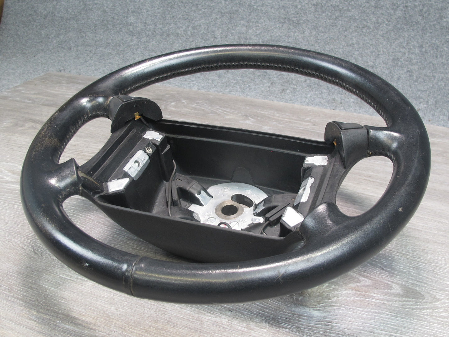 1987-1995 Porsche 928 S4 Leather 4 Spoke Steering Leather Black