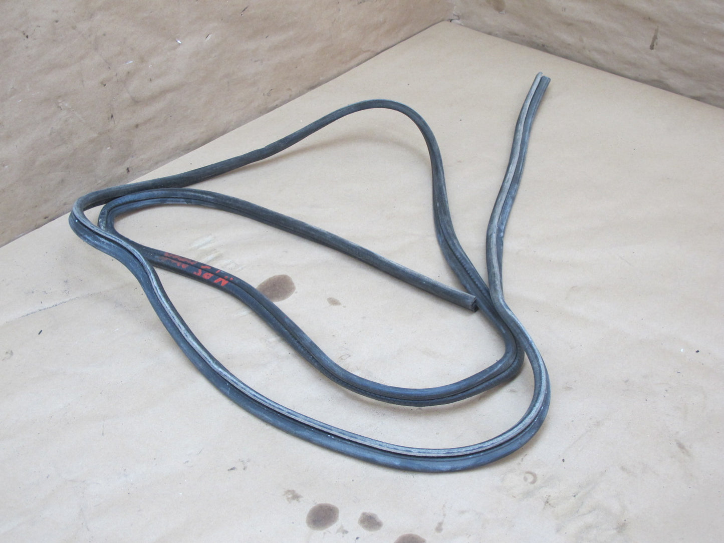 86-89 Porsche 944 Door Trunk Weatherstrip Rubber Seal Gasket Set OEM