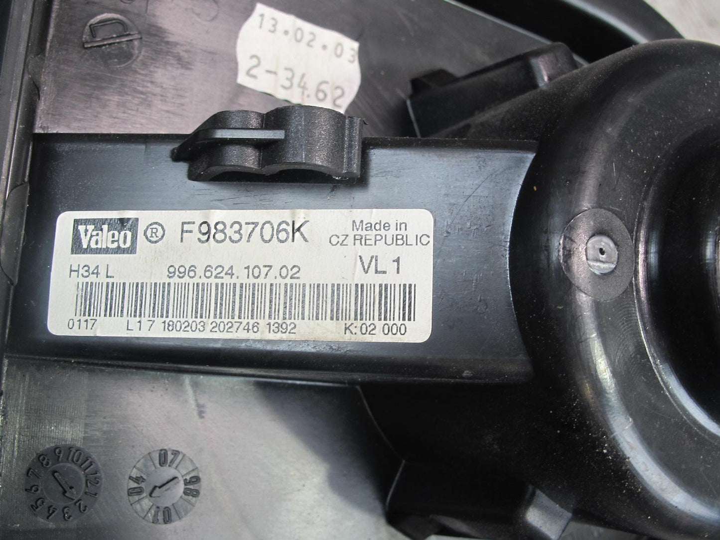 1997-2005 Porsche 911 996 A/C Heater Blower Motor Fan w Resistor