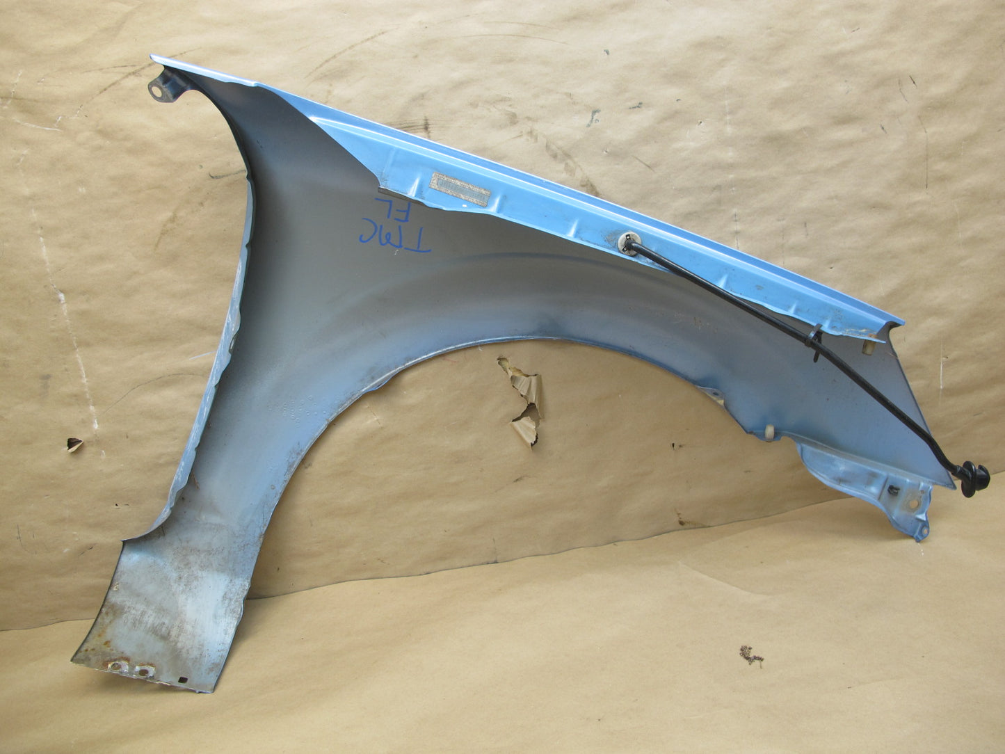 00-05 Toyota MR2 Spyder ZZW30L Front Left Fender Shell Panel Cover Blue OEM