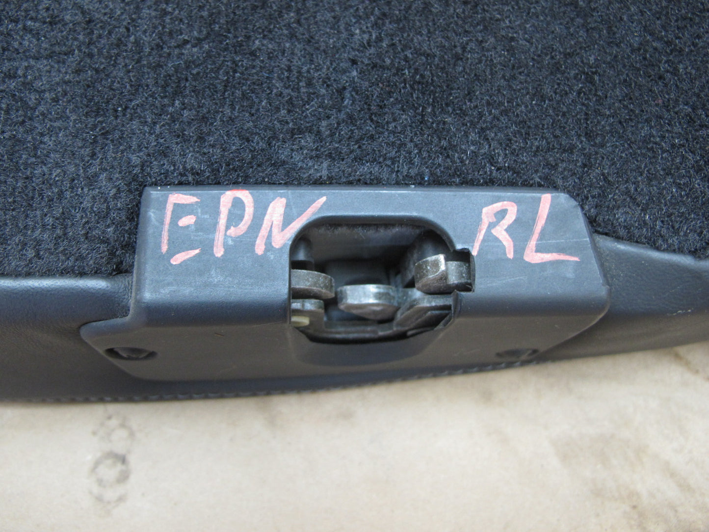 2002-2005 Porsche 911 996 Convertible Rear Left Side Upper Seat Cushion Black