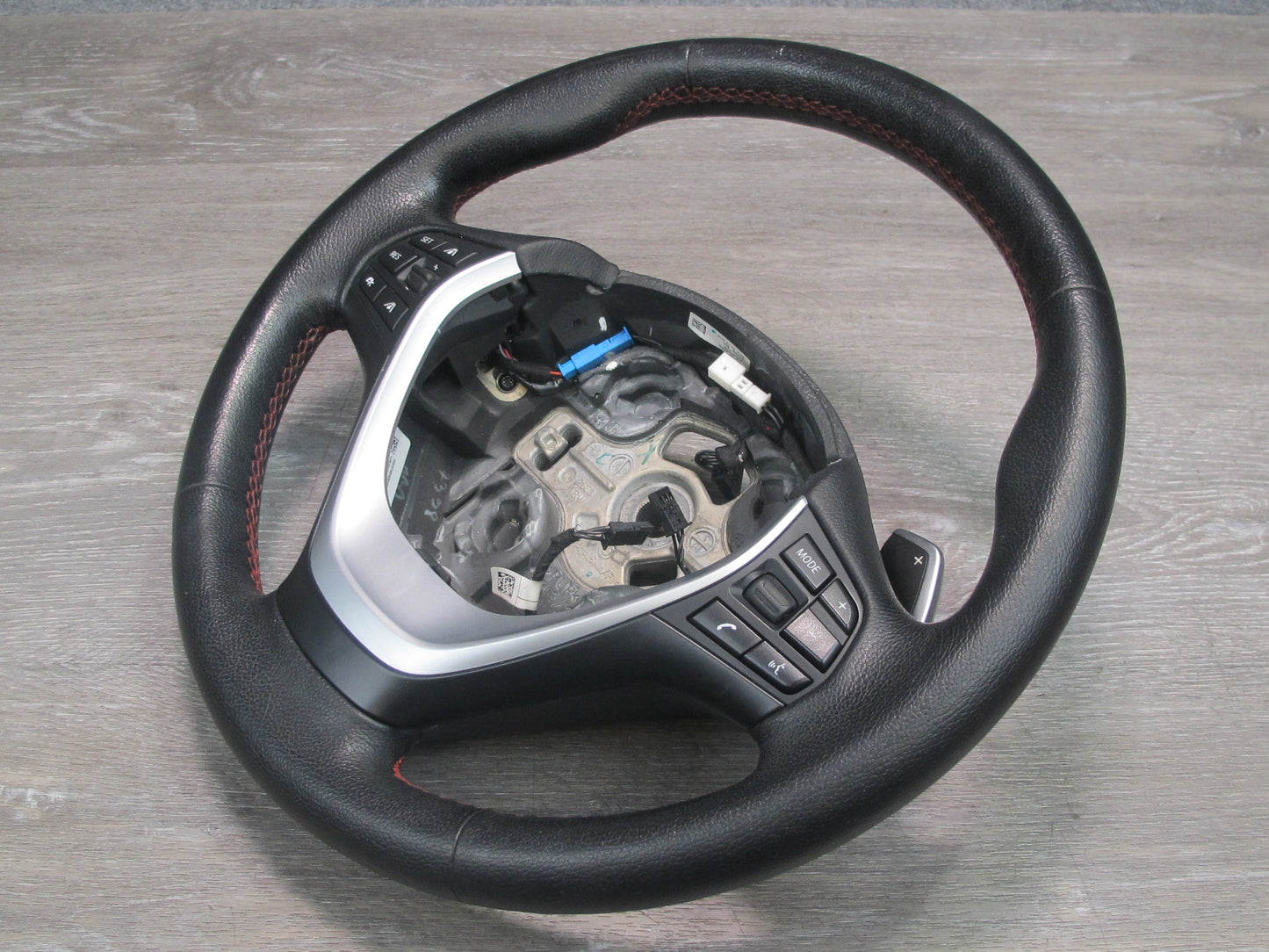 12-18 BMW F30 F32 F33 Leather Sport Steering Wheel Paddle Shifters