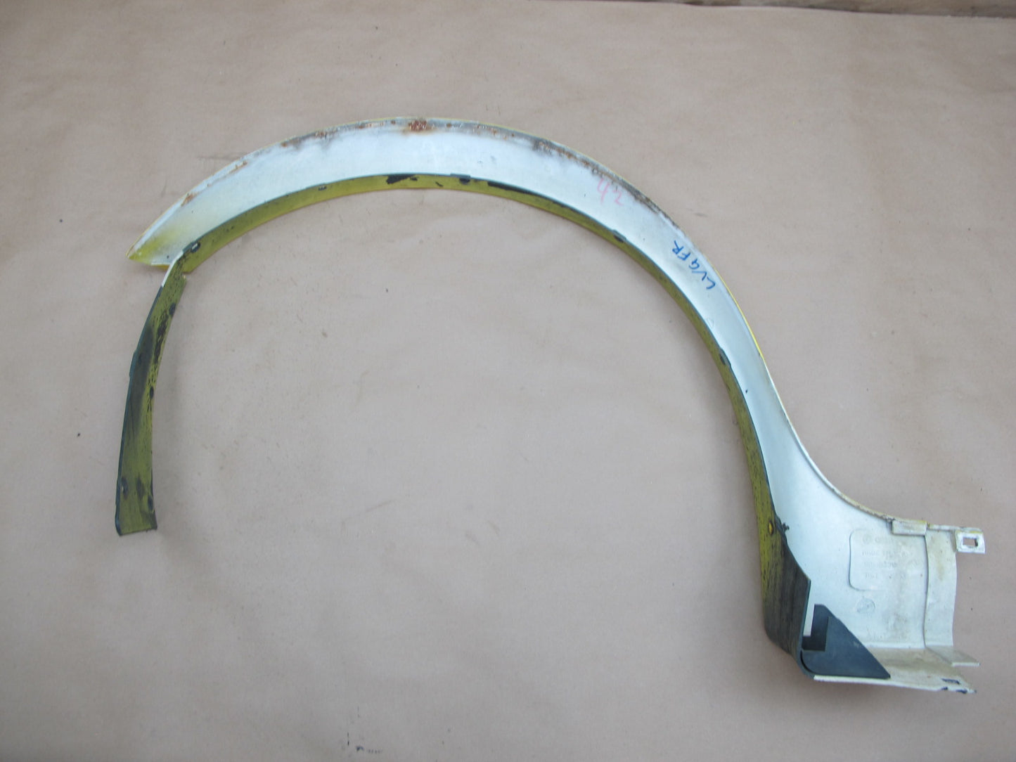 88-93 VW Golf MK1 Cabriolet Set of 2 Front Wheel Arch Fender Trim Molding OEM