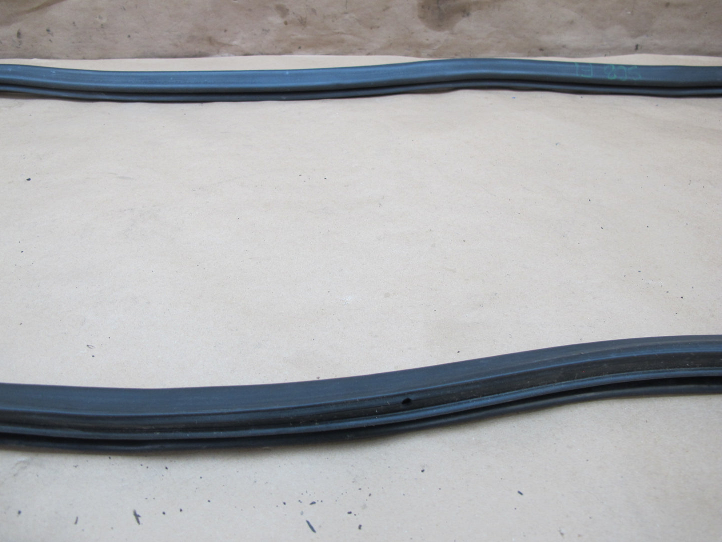 92-96 Lexus SC300 SC400 Underhood Trunk Door Weatherstrip Rubber Seal Set OEM