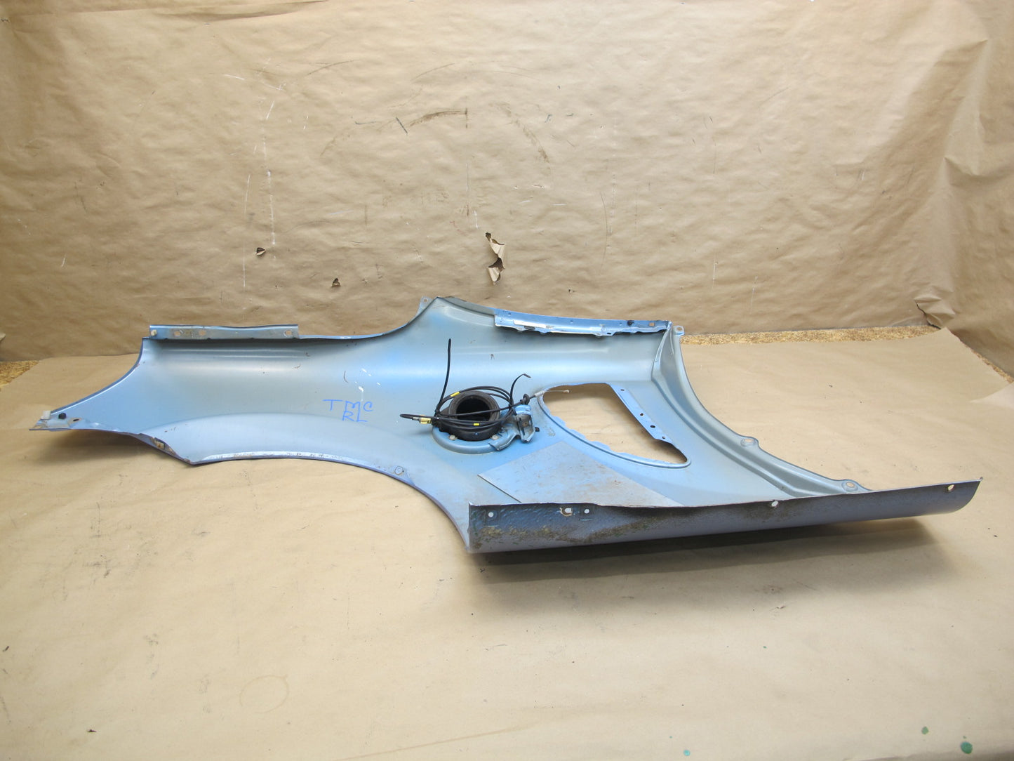 00-05 Toyota MR2 Spyder ZZW30L Rear Left Quarter Panel Shell Cover Blue OEM