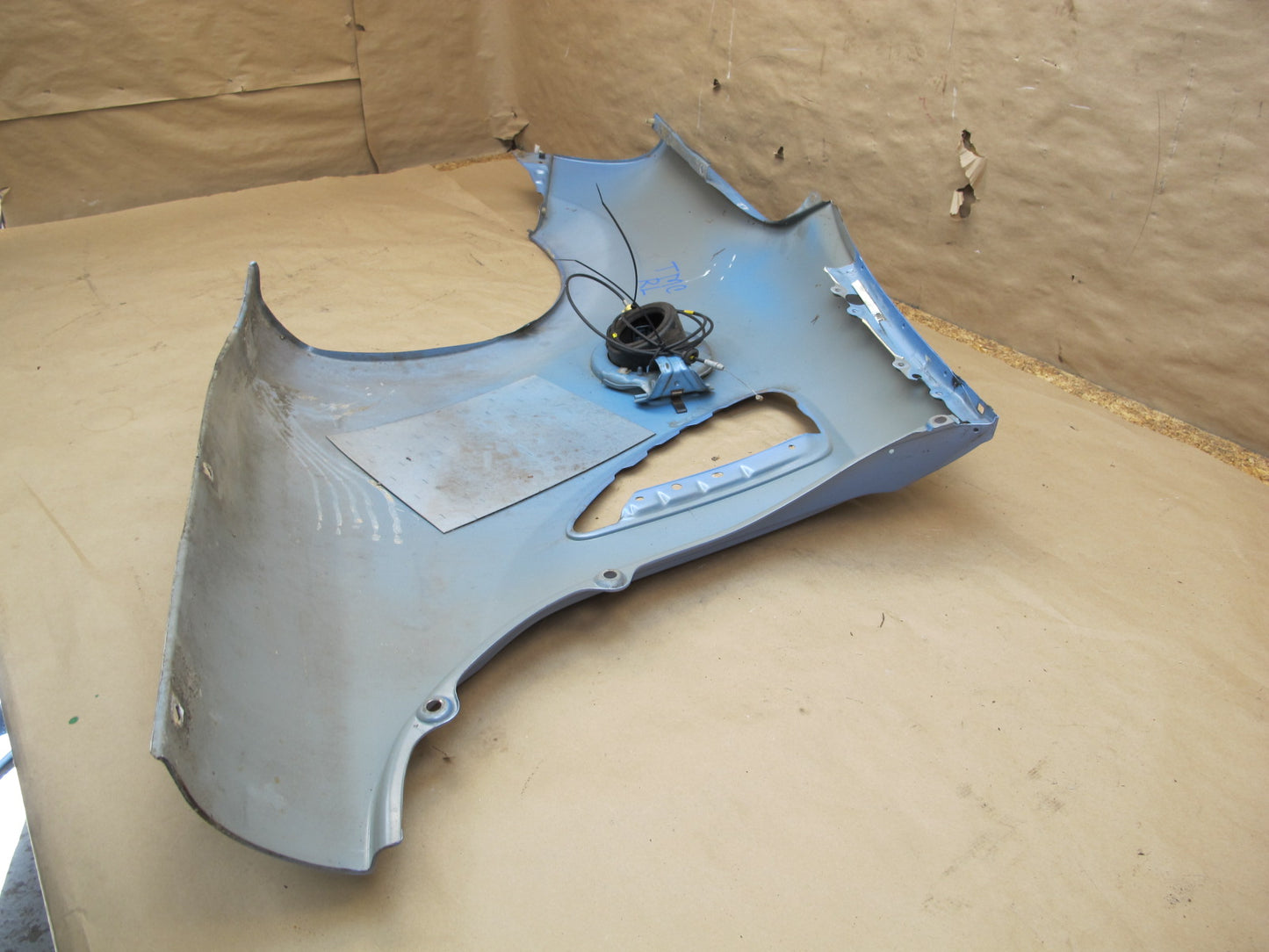 00-05 Toyota MR2 Spyder ZZW30L Rear Left Quarter Panel Shell Cover Blue OEM