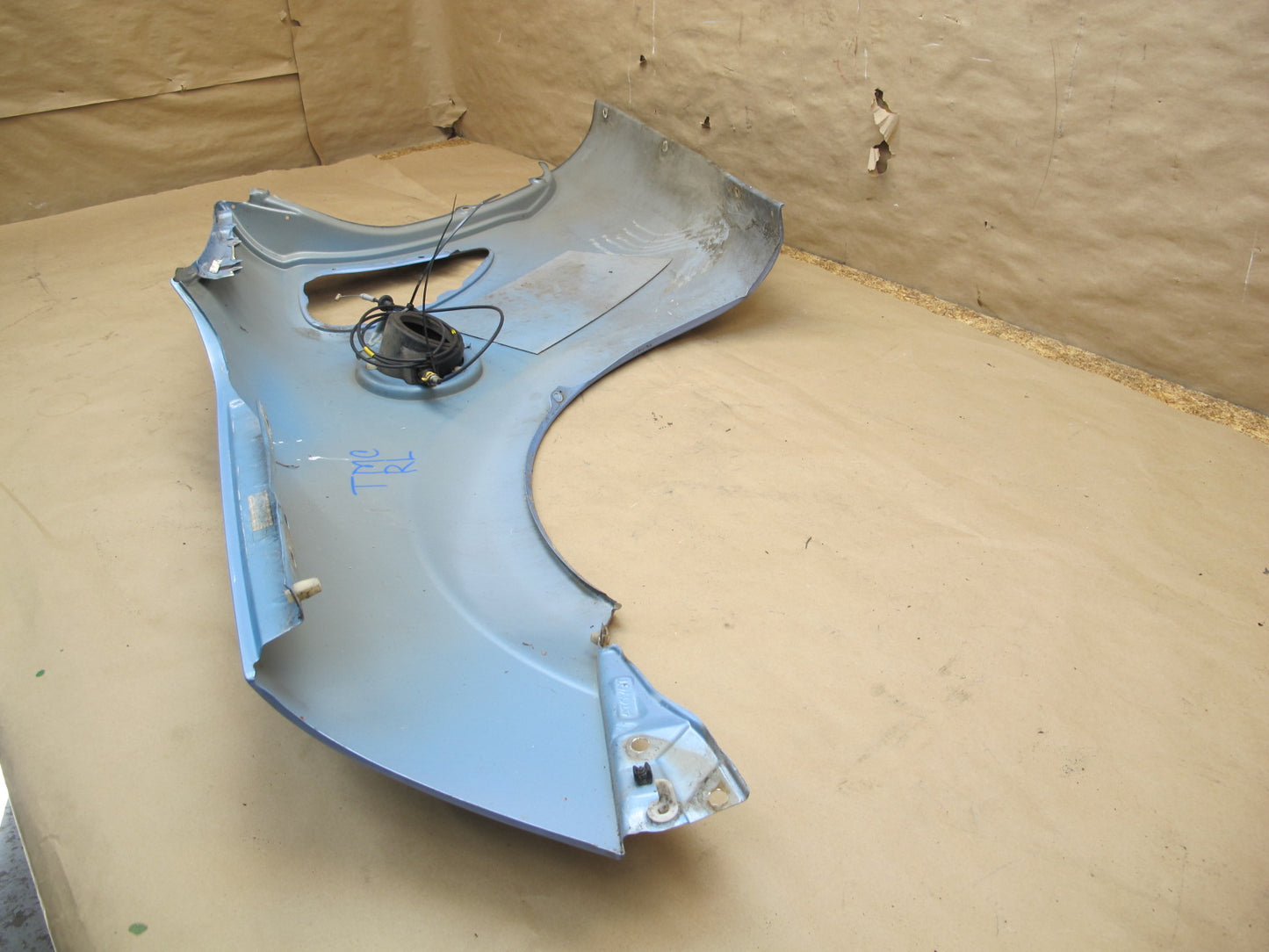 00-05 Toyota MR2 Spyder ZZW30L Rear Left Quarter Panel Shell Cover Blue OEM