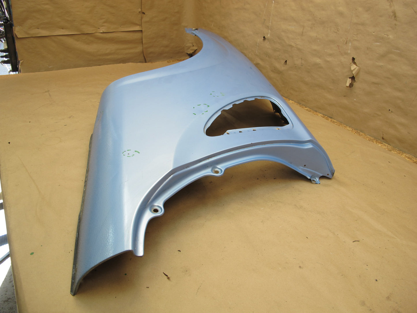 00-05 Toyota MR2 Spyder ZZW30L Rear Right Quarter Panel Shell Cover Blue OEM