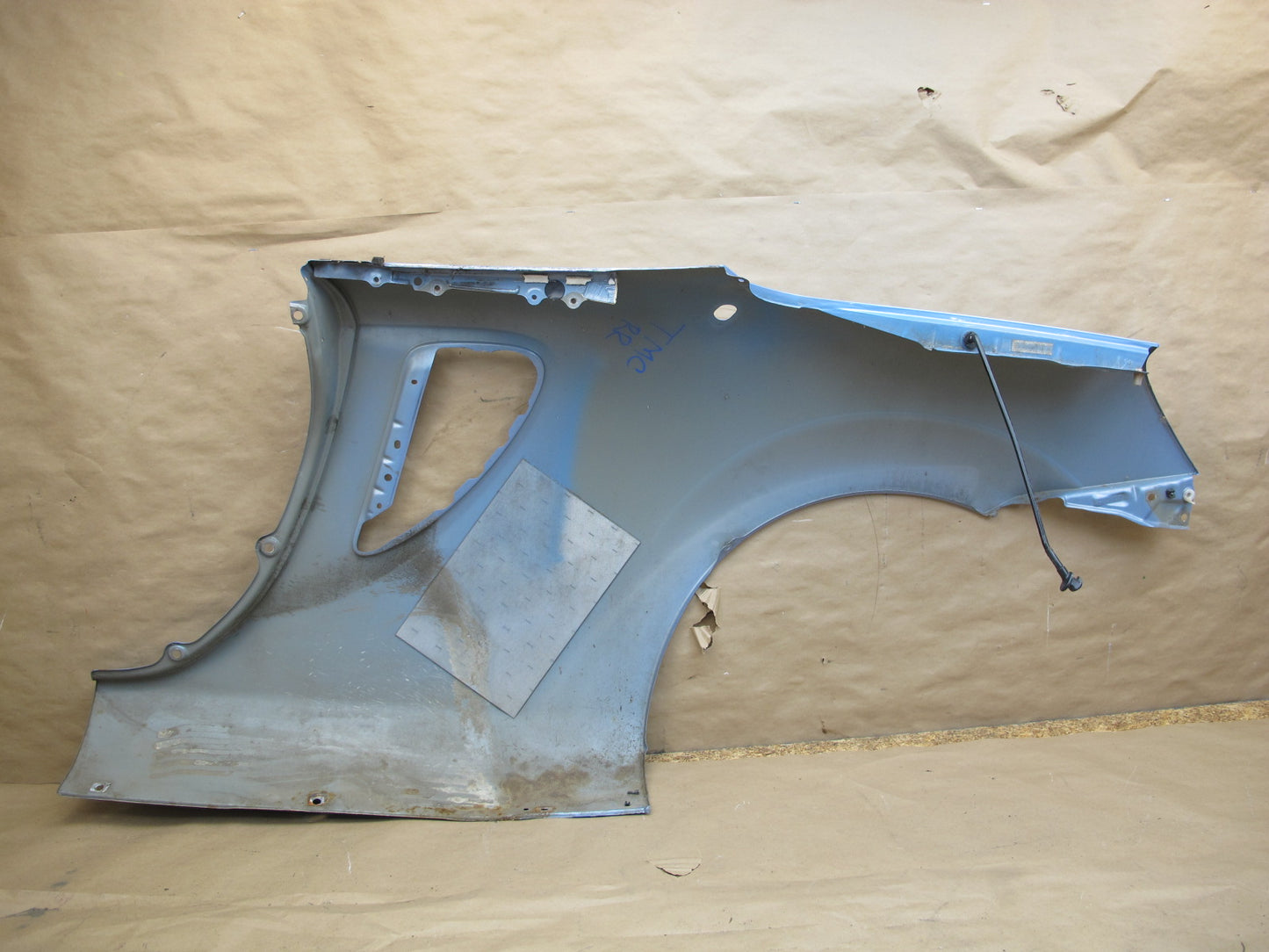 00-05 Toyota MR2 Spyder ZZW30L Rear Right Quarter Panel Shell Cover Blue OEM