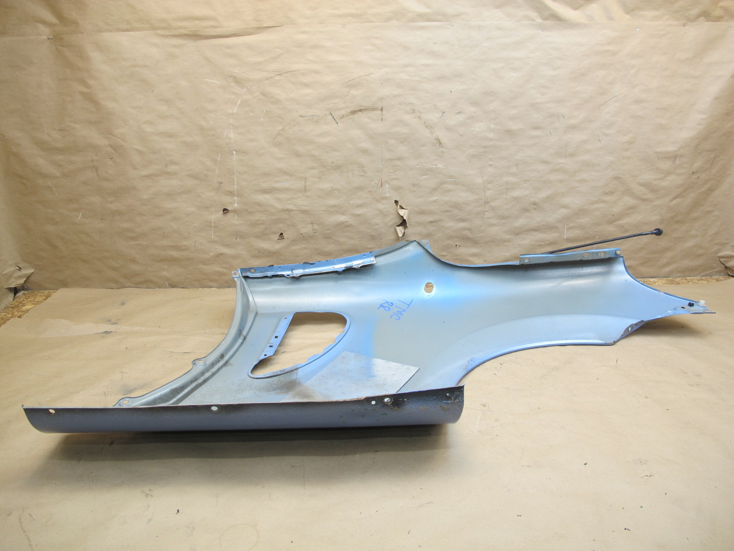 00-05 Toyota MR2 Spyder ZZW30L Rear Right Quarter Panel Shell Cover Blue OEM