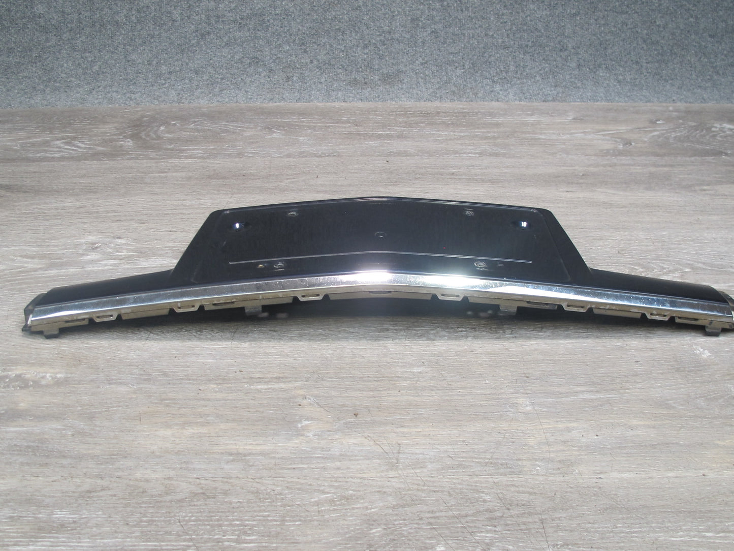 06-08 BMW E65 E66 7-SERIES Aftermarket Front Bumper License Plate Trim Panel