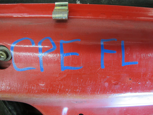 1984-1991 Porsche 928 S4 Left Driver Side Door Shell Panel RED