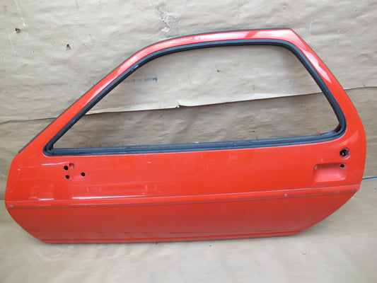 1984-1991 Porsche 928 S4 Left Driver Side Door Shell Panel RED