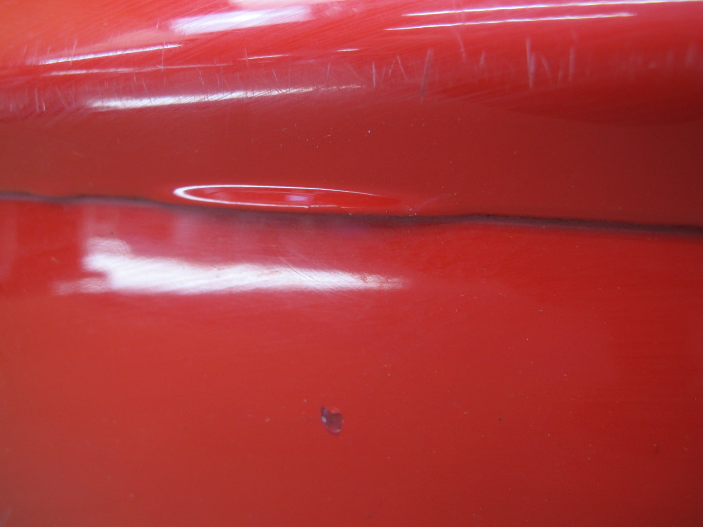 1984-1991 Porsche 928 S4 Left Driver Side Door Shell Panel RED