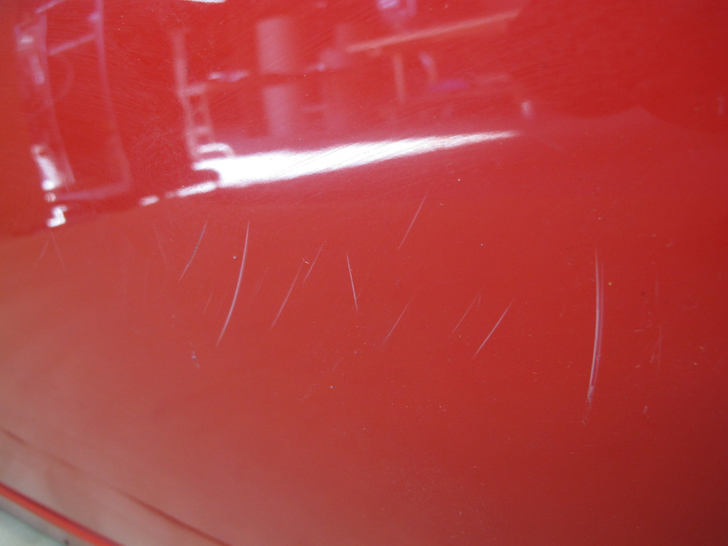 1984-1991 Porsche 928 S4 Left Driver Side Door Shell Panel RED