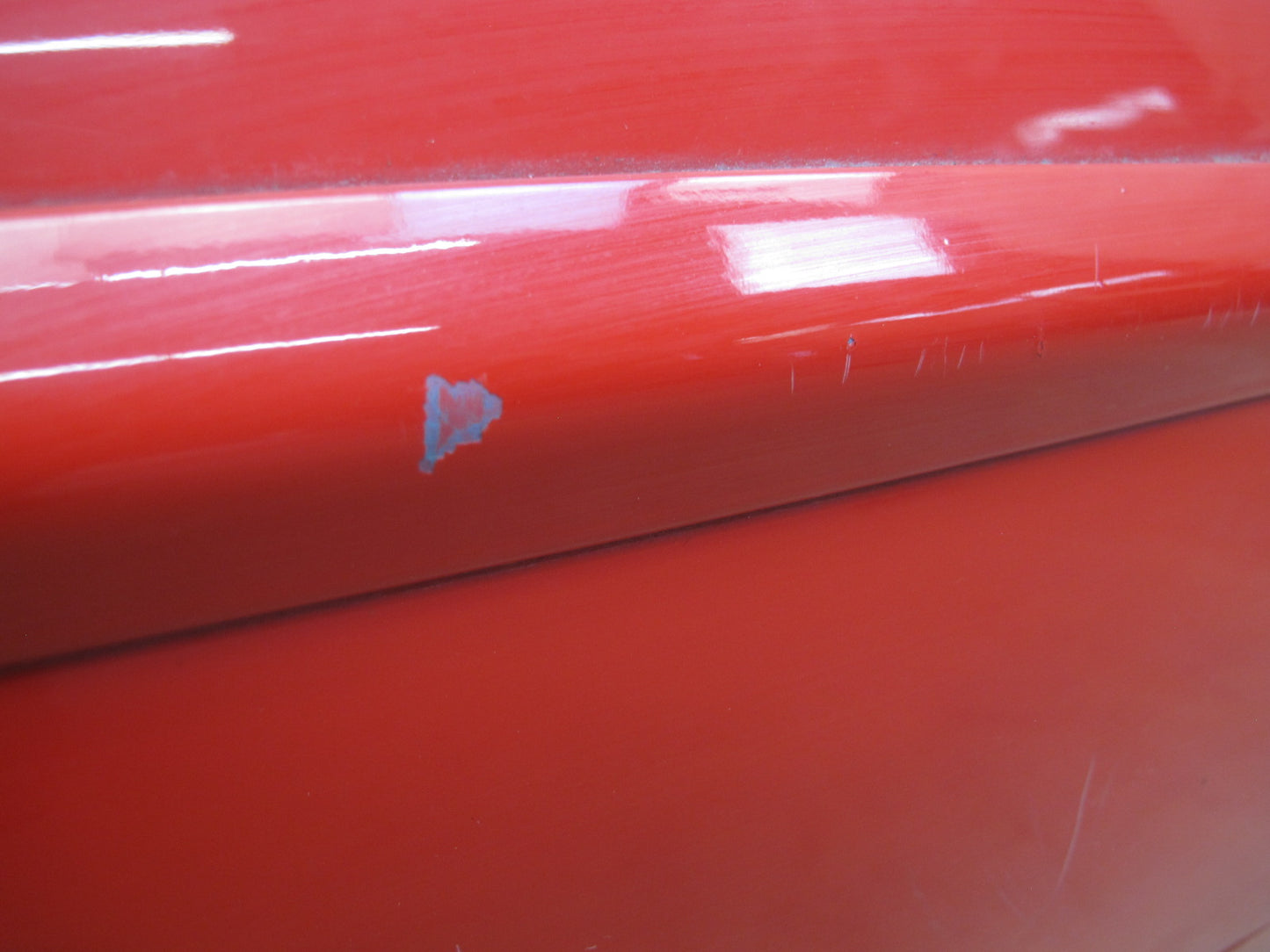 1984-1991 Porsche 928 S4 Left Driver Side Door Shell Panel RED