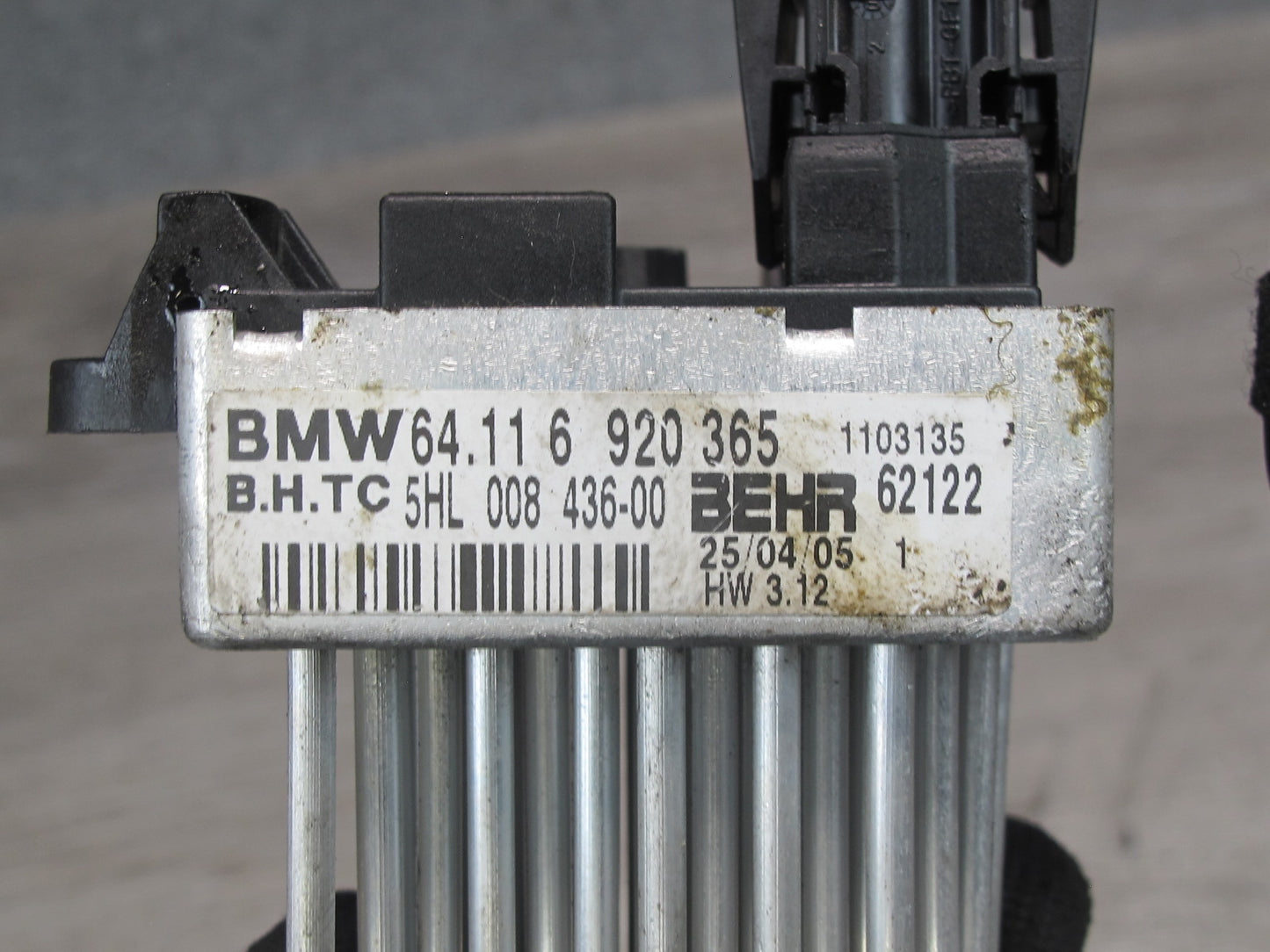 01-06 BMW E46 3-SERIES A/C Heater Blower Motor Fan w Resistor OEM