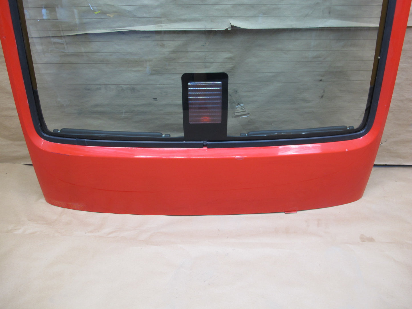1987-1991 PORSCHE 928 S4 REAR HATCH TRUNK LID LIFTGATE W/ GLASS RED