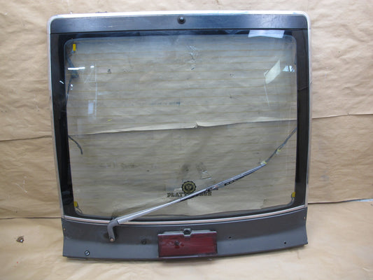 84-86 Nissan Z31 300ZX 2+0 Rear Tailgate Liftgate Panel w Glass & Wiper OEM