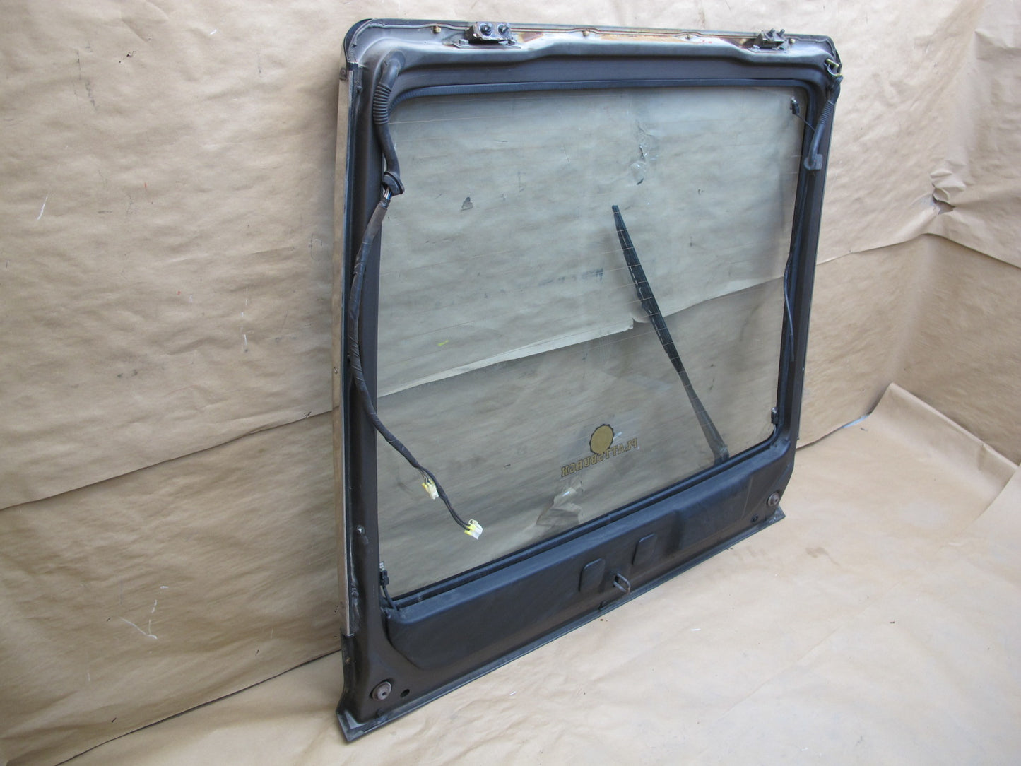 84-86 Nissan Z31 300ZX 2+0 Rear Tailgate Liftgate Panel w Glass & Wiper OEM