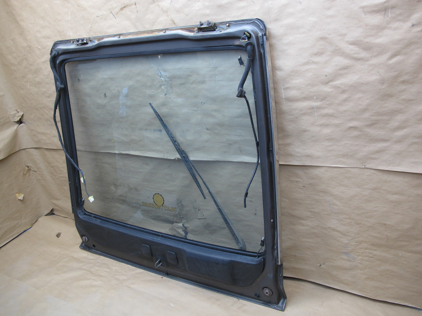 84-86 Nissan Z31 300ZX 2+0 Rear Tailgate Liftgate Panel w Glass & Wiper OEM