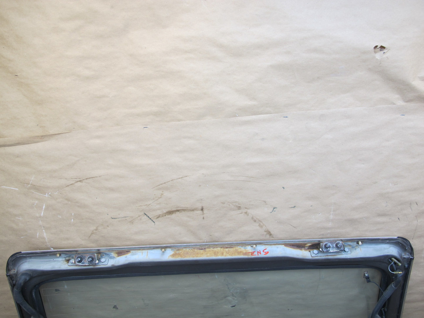 84-86 Nissan Z31 300ZX 2+0 Rear Tailgate Liftgate Panel w Glass & Wiper OEM