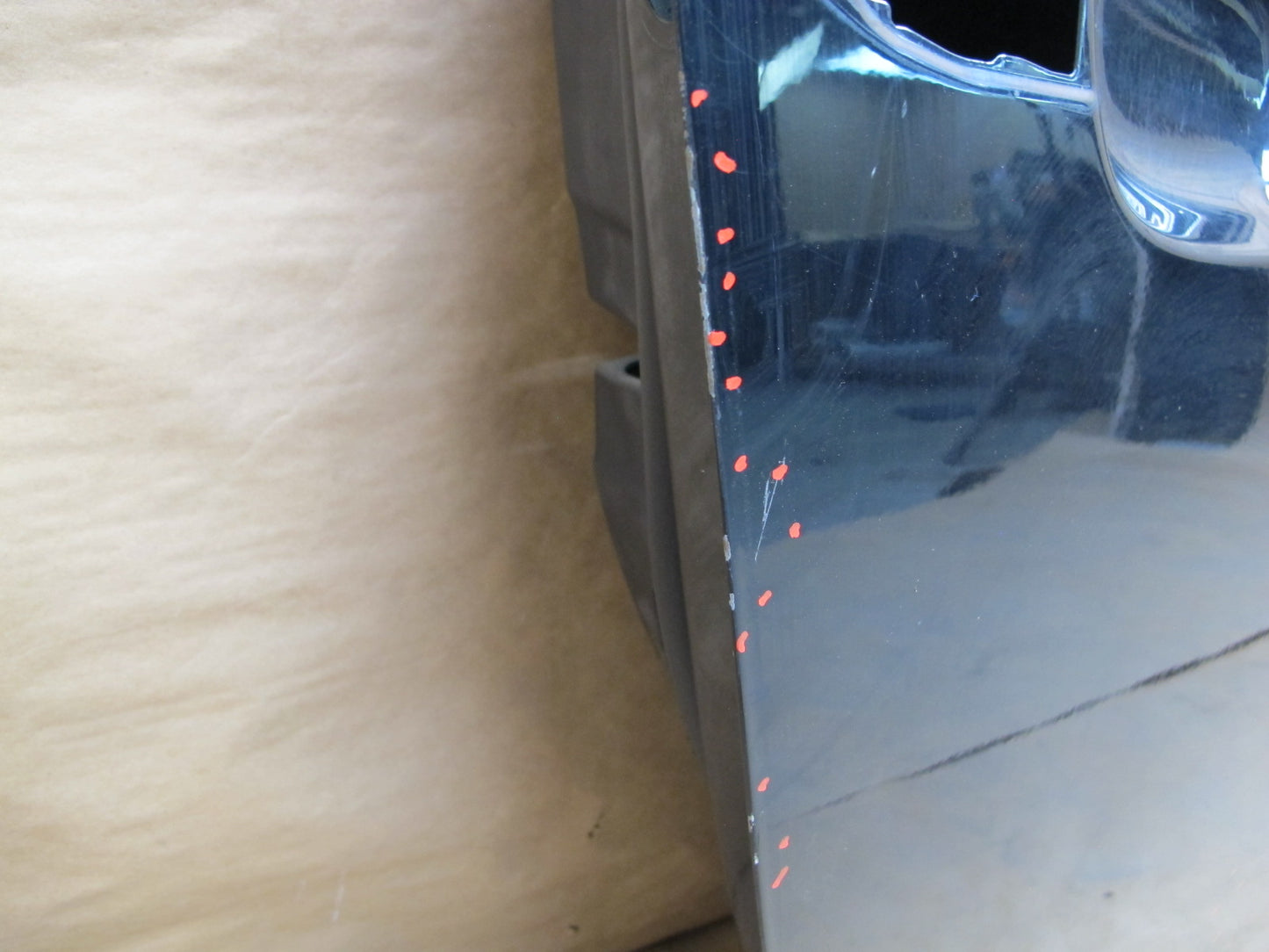 10-15 Lexus IS250 IS350 Convertible Right Passenger Door Shell Panel Black OEM