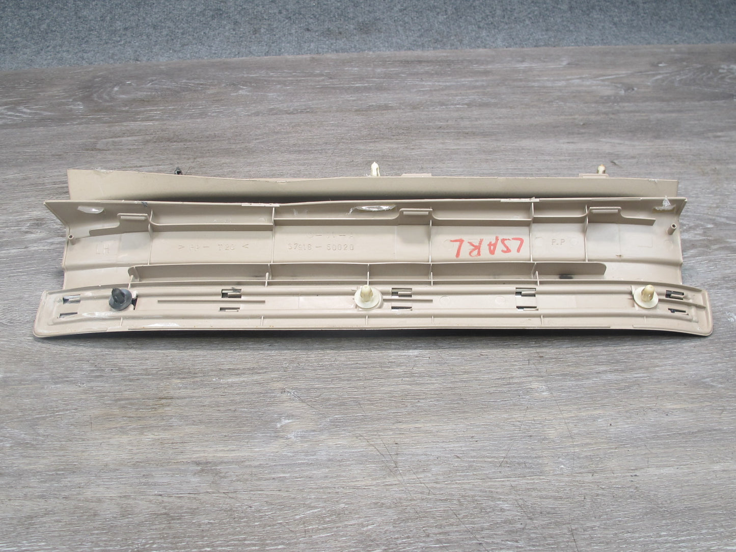 95-97 Lexus UCF20L LS400 Set of 2 Rear Door Scuff Sill Plate Trim OEM