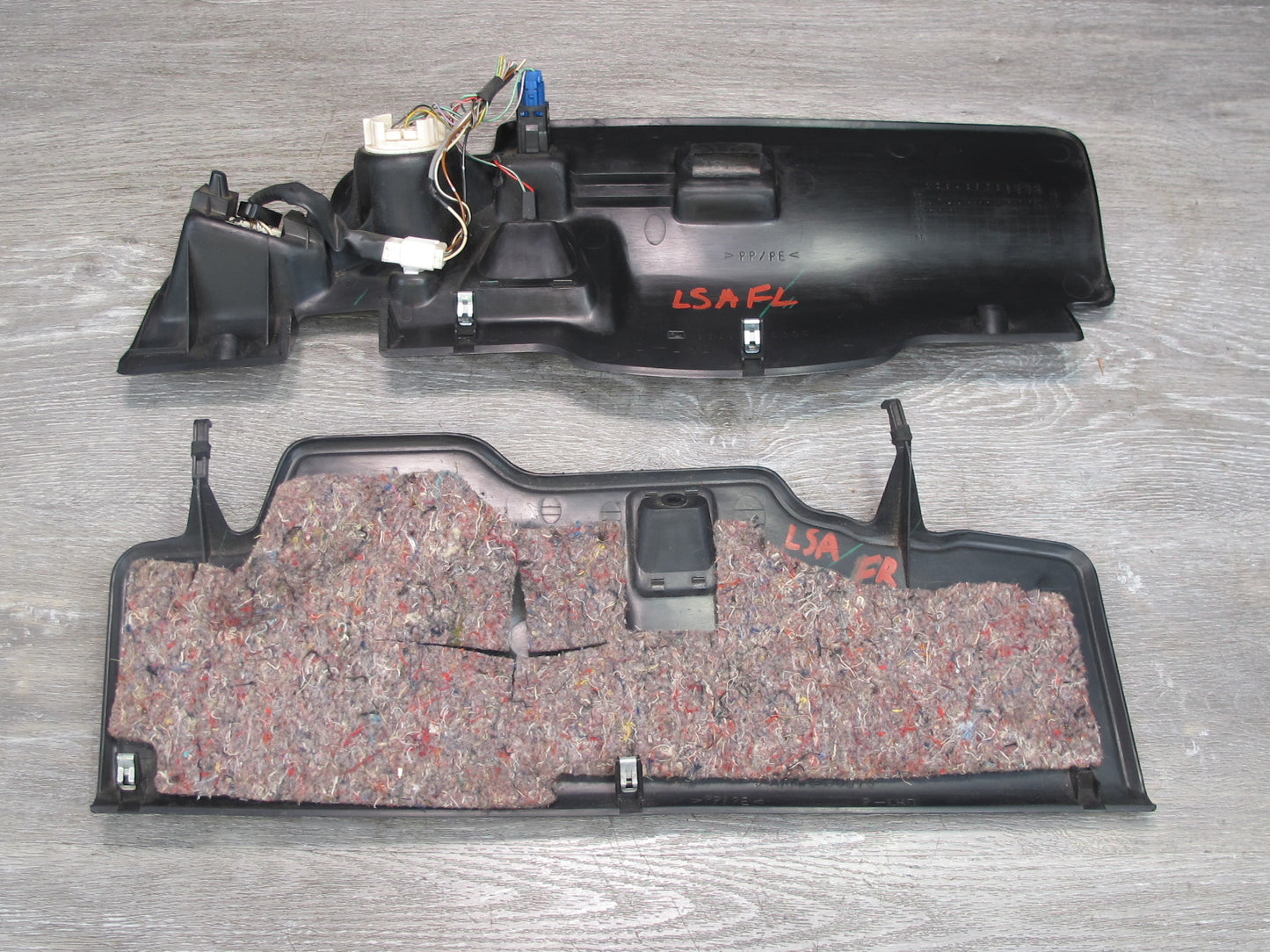 95-97 Lexus LS400 UCF20L Set of 2 Dash Right & Left Lower Knee Trim Cover OEM