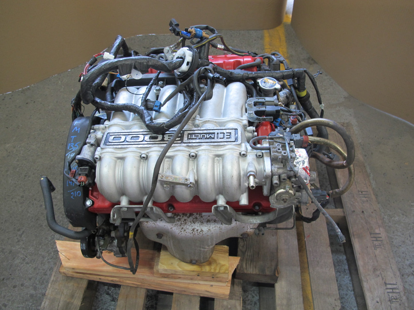 92-93 Dodge Stealth R/T 3.0L 6G72 Dohc Non-turbo Complete Engine Motor 75K OEM