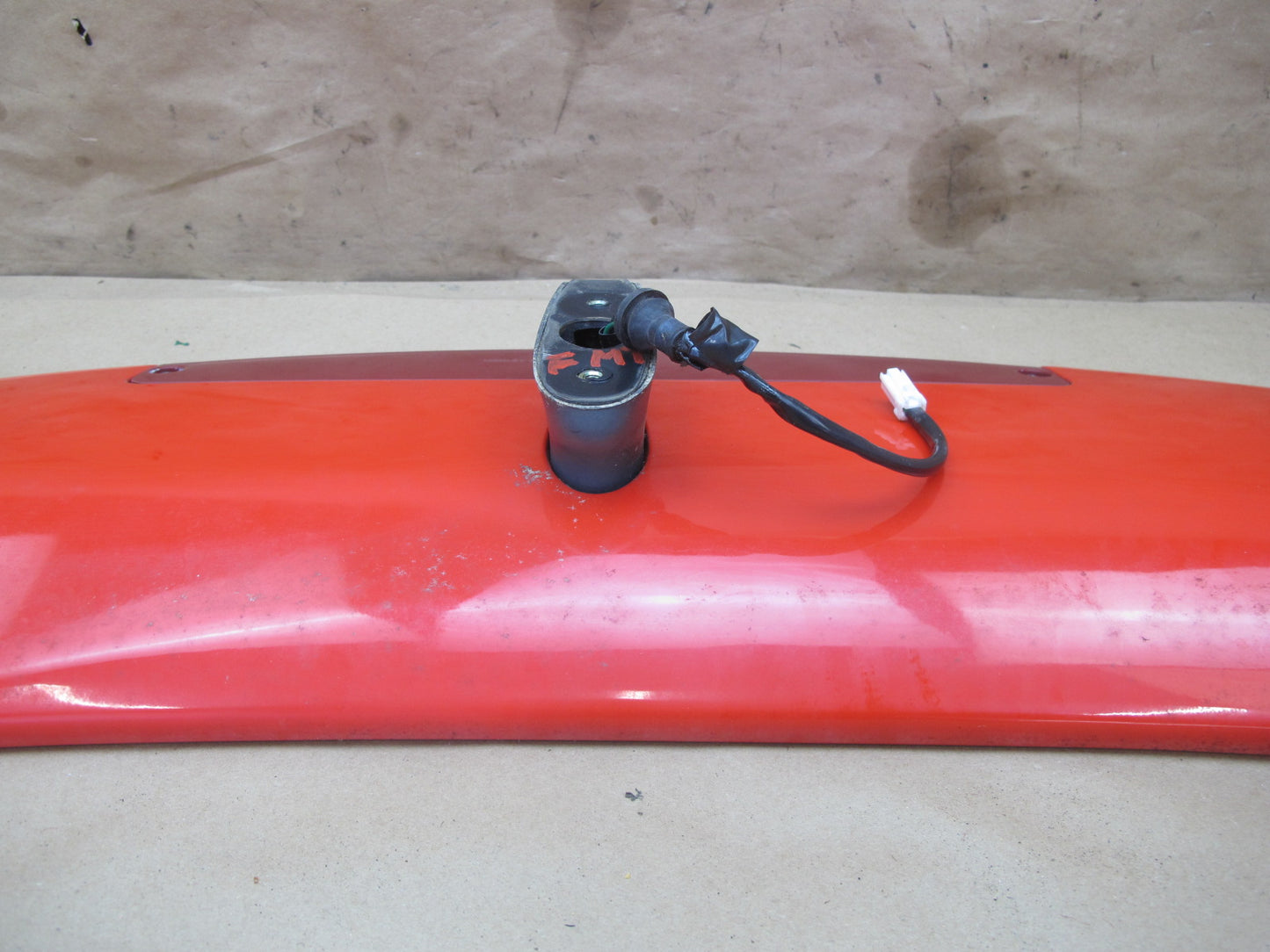 91-96 Dodge Stealth Rear Trunk Spoiler RED w 3RD Third Brake Light OEM