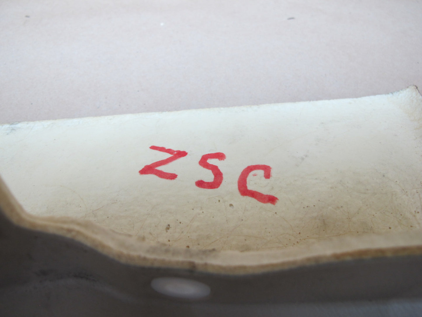 95-00 Lexus SC400 SC300 Center Console Trim Cover Panel w Armrest Ivory OEM