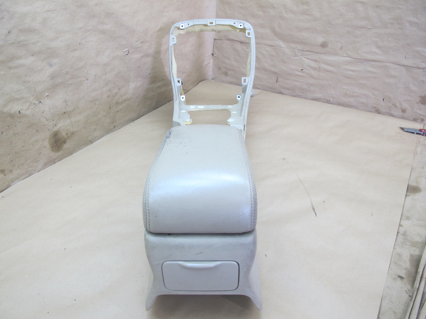 95-00 Lexus SC400 SC300 Center Console Trim Cover Panel w Armrest Ivory OEM