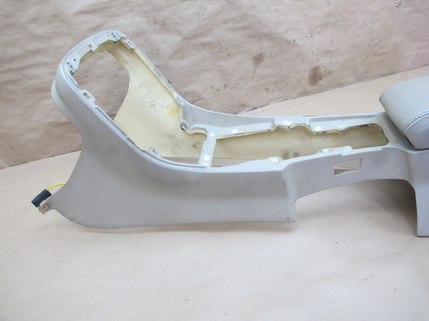 95-00 Lexus SC400 SC300 Center Console Trim Cover Panel w Armrest Ivory OEM