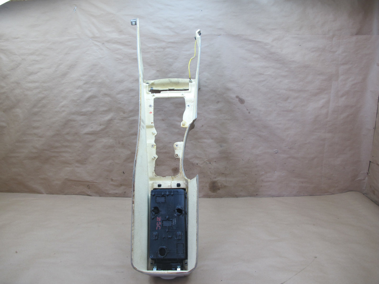 95-00 Lexus SC400 SC300 Center Console Trim Cover Panel w Armrest Ivory OEM
