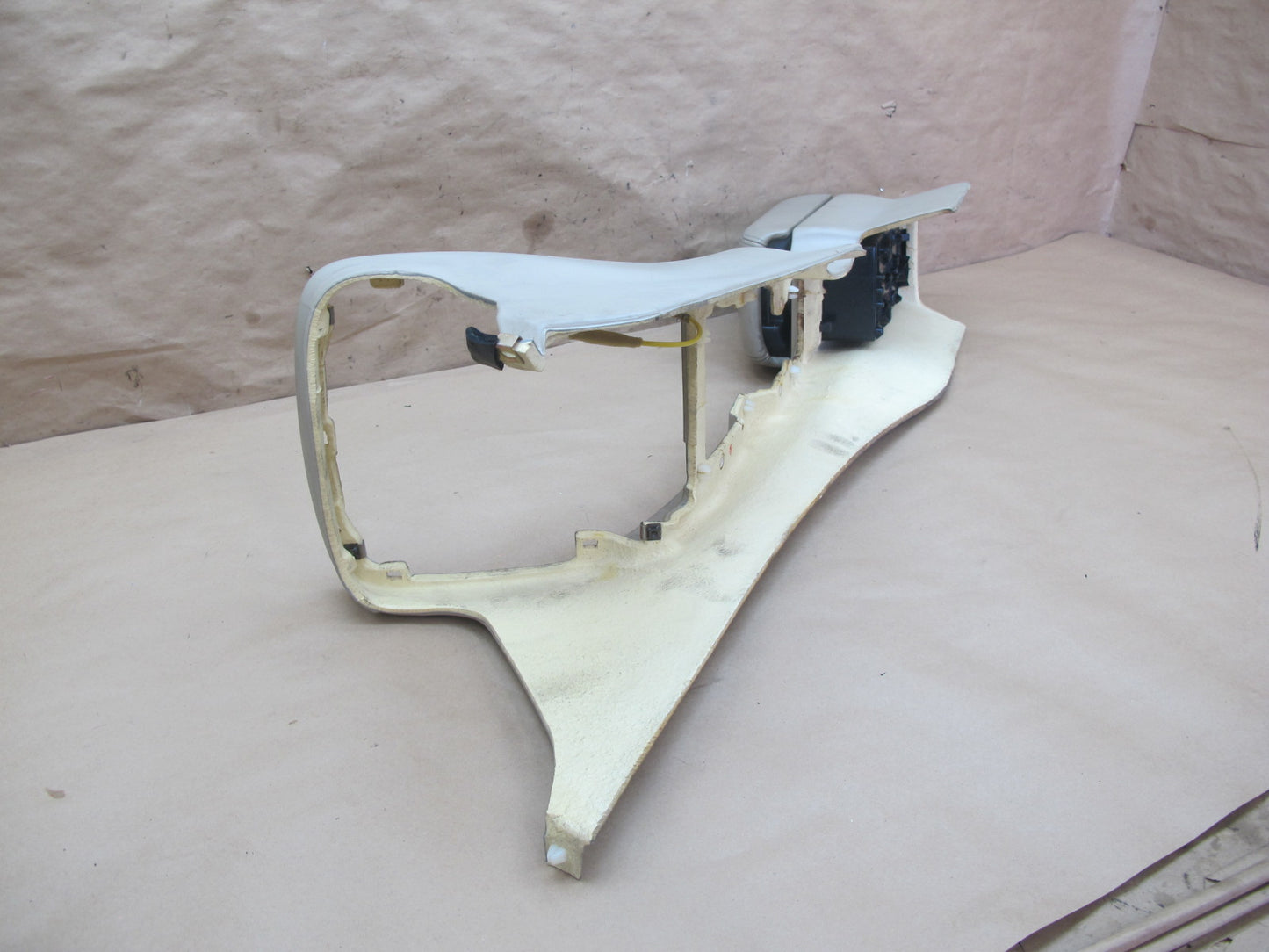 95-00 Lexus SC400 SC300 Center Console Trim Cover Panel w Armrest Ivory OEM