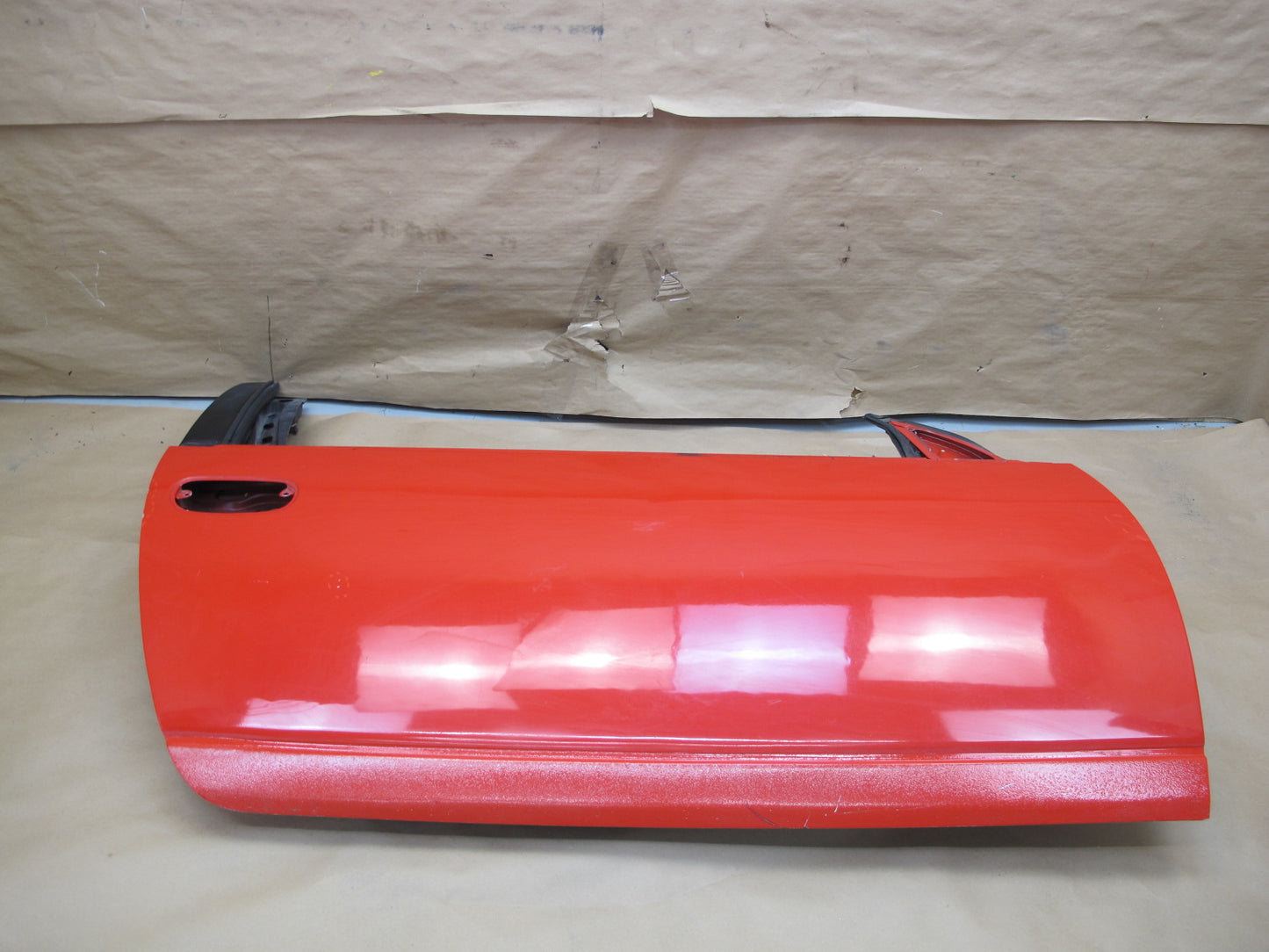 1993 Nissan Z32 300ZX Convertible Right Passenger Door Shell Panel RED OEM